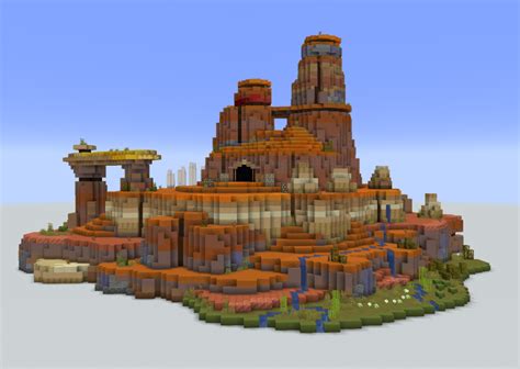 I was trying to build my own version of Mesa biome : Minecraftbuilds ...