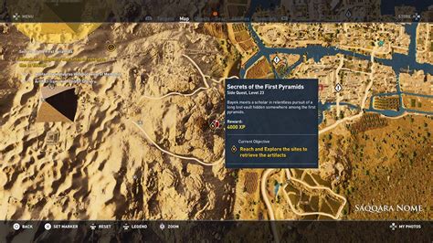 Assassin’s Creed Origins Secrets of the First Pyramids Side Quest ...