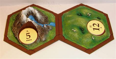 Kid Solvent Photo Blog: Settlers of Catan 3D printed tiles, painted for ...