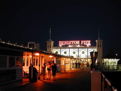 Brighton Pier at night Free Photo Download | FreeImages