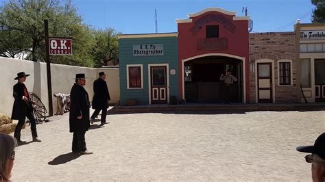 Ok Corral gunfight reenactment Tombstone Arizona - YouTube