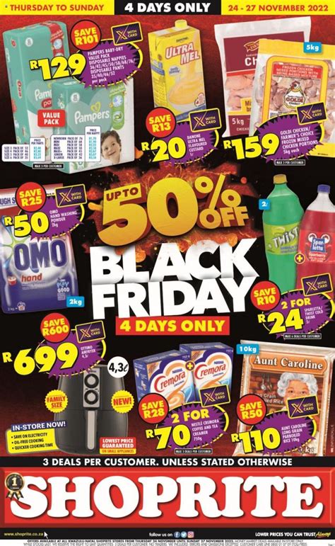 Shoprite Specials 24 November 2022 | Shoprite Black Friday | 50% Off