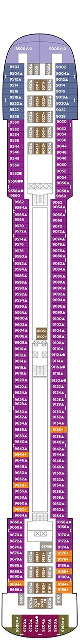 Pride of America Deck plan & cabin plan