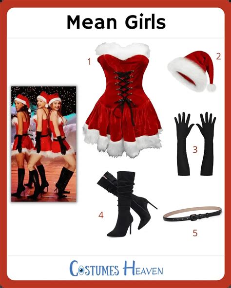 Mean Girls Christmas Costume For Cosplay & Halloween 2024