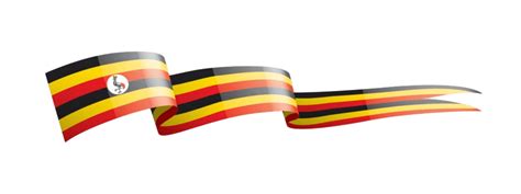 Uganda Flag Vector Art PNG, Uganda National Flag Illustration Vector ...