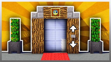 Minecraft tutorial BASIC ELEVATOR NO REDSTONE - YouTube