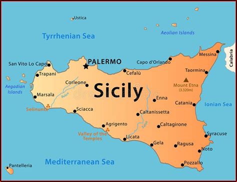 Maps Of Sicily Cities - map : Resume Examples #emVKayj9rX