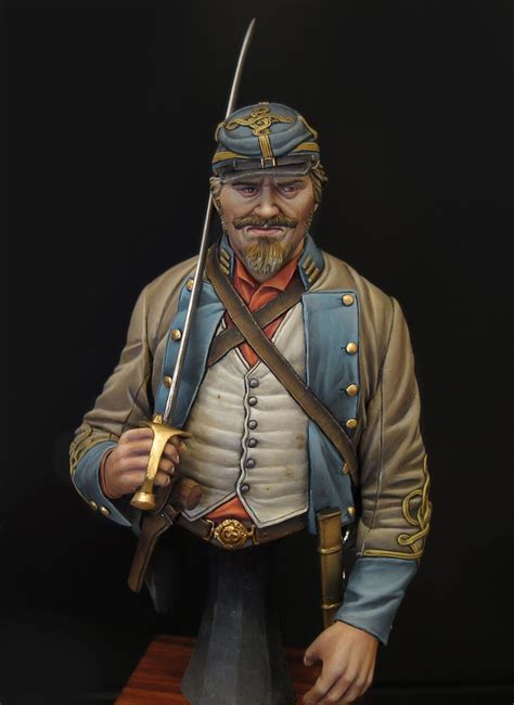 Box Art Confederate officer Bust from Ellies Miniatures | planetFigure ...