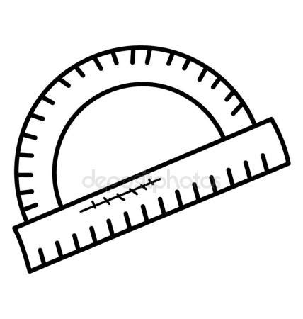 Protractor Drawing at GetDrawings | Free download