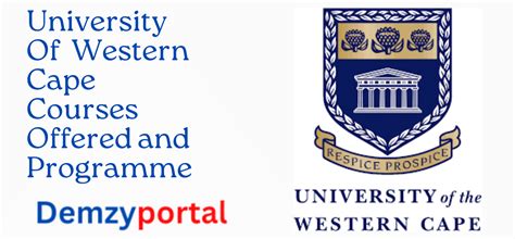 University Of Western Cape, UWC Courses Offered | Demzyportal