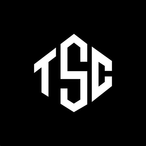 TSC letter logo design with polygon shape. TSC polygon and cube shape ...