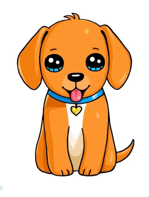 cartoon dog drawing cute - Alfredia Bliss