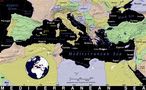 Mediterranean Sea · Public domain maps by PAT, the free, open source ...