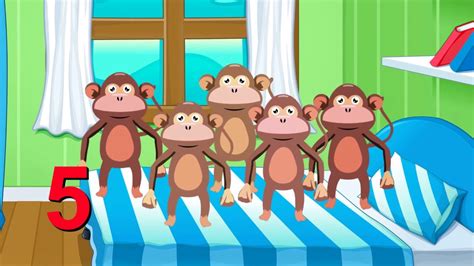 Five Little Monkeys Jumping On A Bed