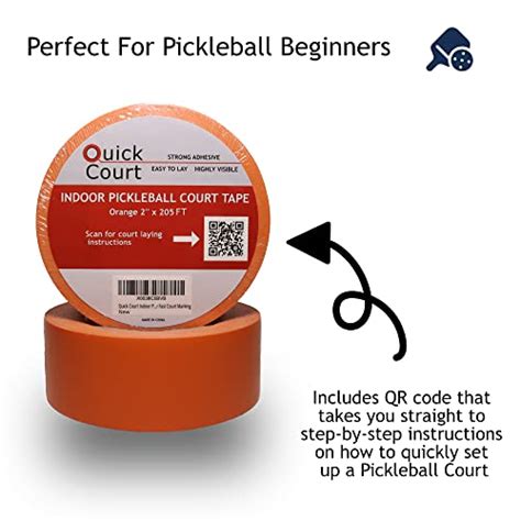 Quick Court Indoor Pickleball Court Marking Tape, The Complete ...