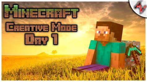 Minecraft - Creative Mode - Day 1 - YouTube