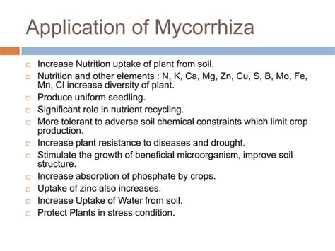 Mycorrhiza and its types | PPT