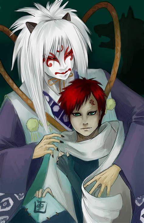 Gaara and Tamazuki (other tanuki) by ananovik on DeviantArt