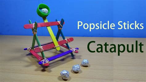 How To Make A Catapult Out Of Popsicle Sticks And Rubber Bands ...