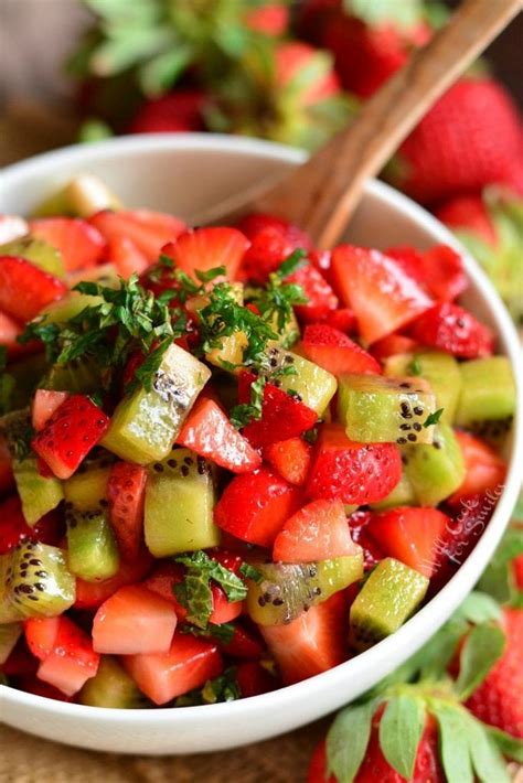 Strawberry Kiwi Fruit Salad - Will Cook For Smiles