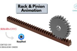 Rack & Pinion Animation | SOLIDWORKS Animation | Keyshot Animation ...