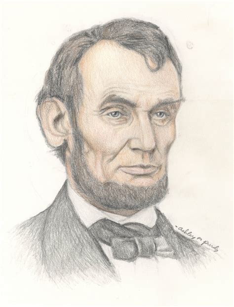 Abraham Lincoln With Hat Drawing at GetDrawings | Free download