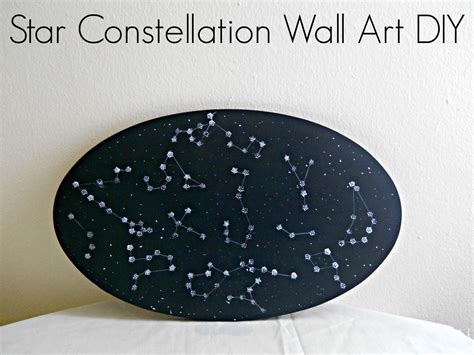 Star Constellation Wall Art Diy · How To Make Wallpaper / A Wall ...