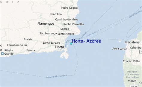 Horta, Azores Tide Station Location Guide