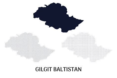 Gilgit Baltistan Map Vector Download | Frebers