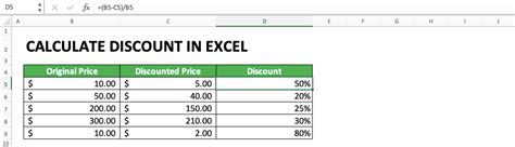 How To Calculate Discount In Excel - Haiper