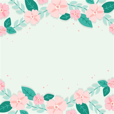 Spring floral border illustration - Download Free Vectors, Clipart ...