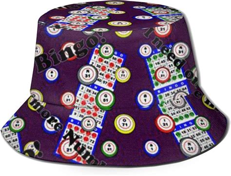 Amazon.com: FEAIYEA Bucket Hat Bingo I Need One More Numbe Fishing Hats ...