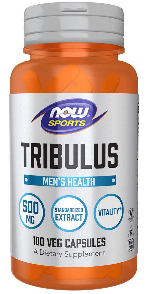 NOW Sports Nutrition, Tribulus (Tribulus terrestris) 500 mg, Enhanced ...