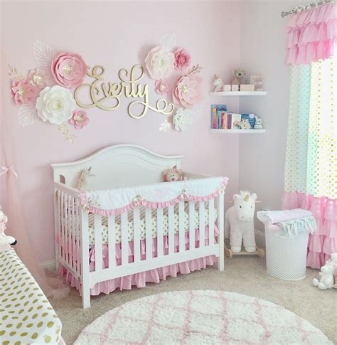 Nursery Decor Girl, Nursery Bedding, Girls Room Decor, Baby Room Decor ...