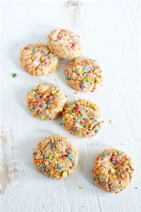 White Chocolate Chip Fruity Pebbles Cookies