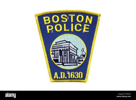 Boston Police Department patch Stock Photo - Alamy