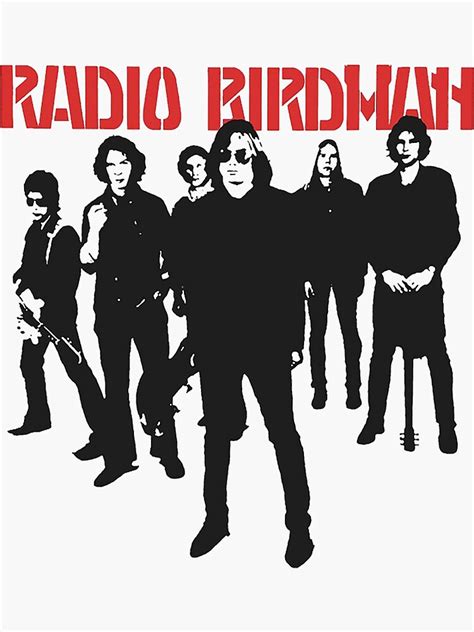 "Radio Birdman-logo" Sticker by FordAall | Redbubble