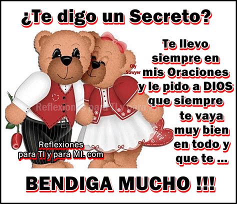 Reflexiones para TI y para MÍ: *@ ¿Te digo un Secreto?