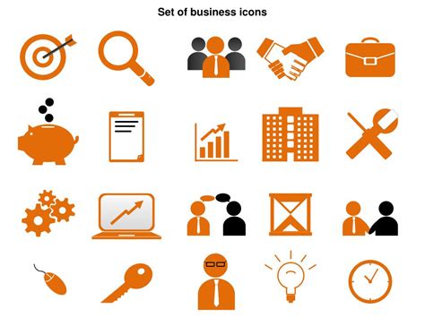 Business Icons For Presentations - Taha