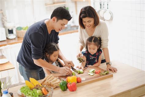 family cooking together - CHOC Health