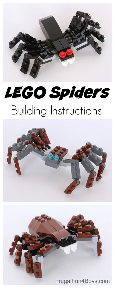 LEGO Spiders Building Instructions - Frugal Fun For Boys and Girls