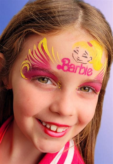 Barbie Face Painting Glasgow | Face painting, Face painting easy, Kids ...