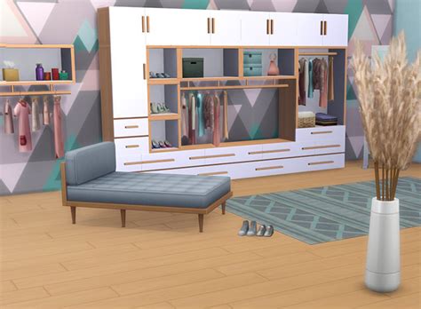 The Sims 4 Dream Home Decorator Modular Closet System Preview Simsvip