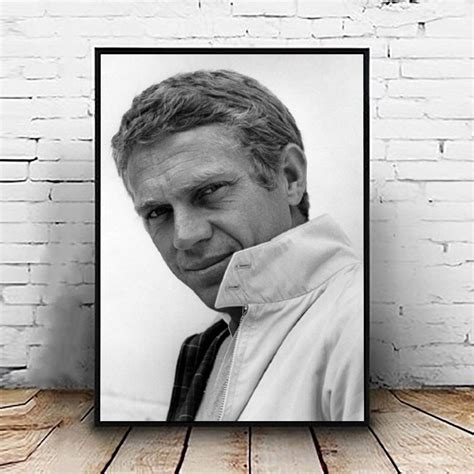 Steve Mcqueen, Mcqueen Photo, Famous Actor, Mens Wall Arttable, Retro ...