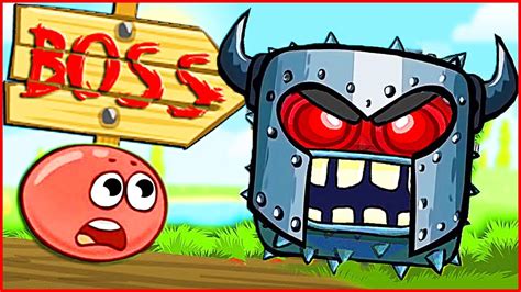 Red ball Vs Boss.The game about Balls 5.Сражение против рогатого Босса ...