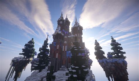 Minecraft Timelapse | Fantasy Frozen Castle | Filnaro Minecraft Map