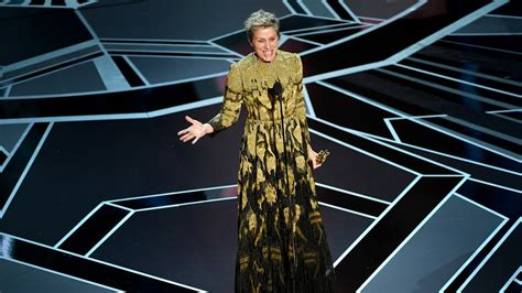 Frances McDormand Makes the Oscars Weird Again | The New Yorker