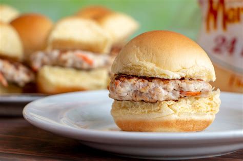 Mini Chicken Patty Sandwiches - Martin's Famous Potato Rolls and Bread