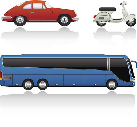 Coach Bus Clip Art, Vector Images & Illustrations - iStock