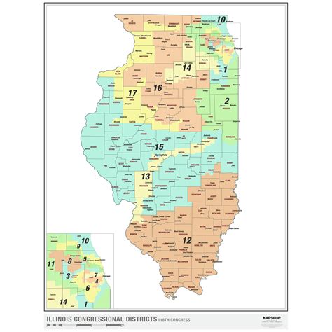 Illinois Congressional District Map 2021 Vs 2022